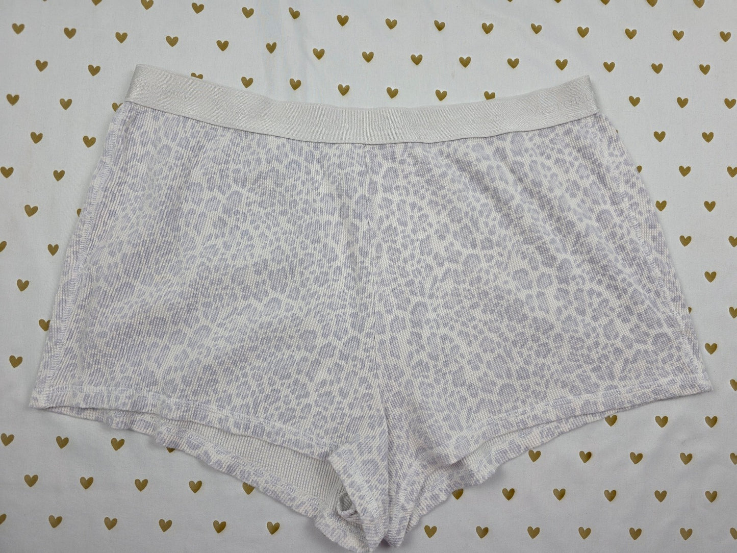 Victorias Secret Cheetah Leopard Thermal XL Sleep Shorts Boxers Pajama Bottoms