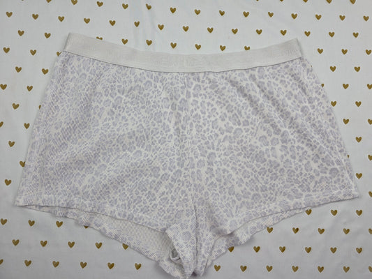 Victorias Secret Cheetah Leopard Thermal XL Sleep Shorts Boxers Pajama Bottoms