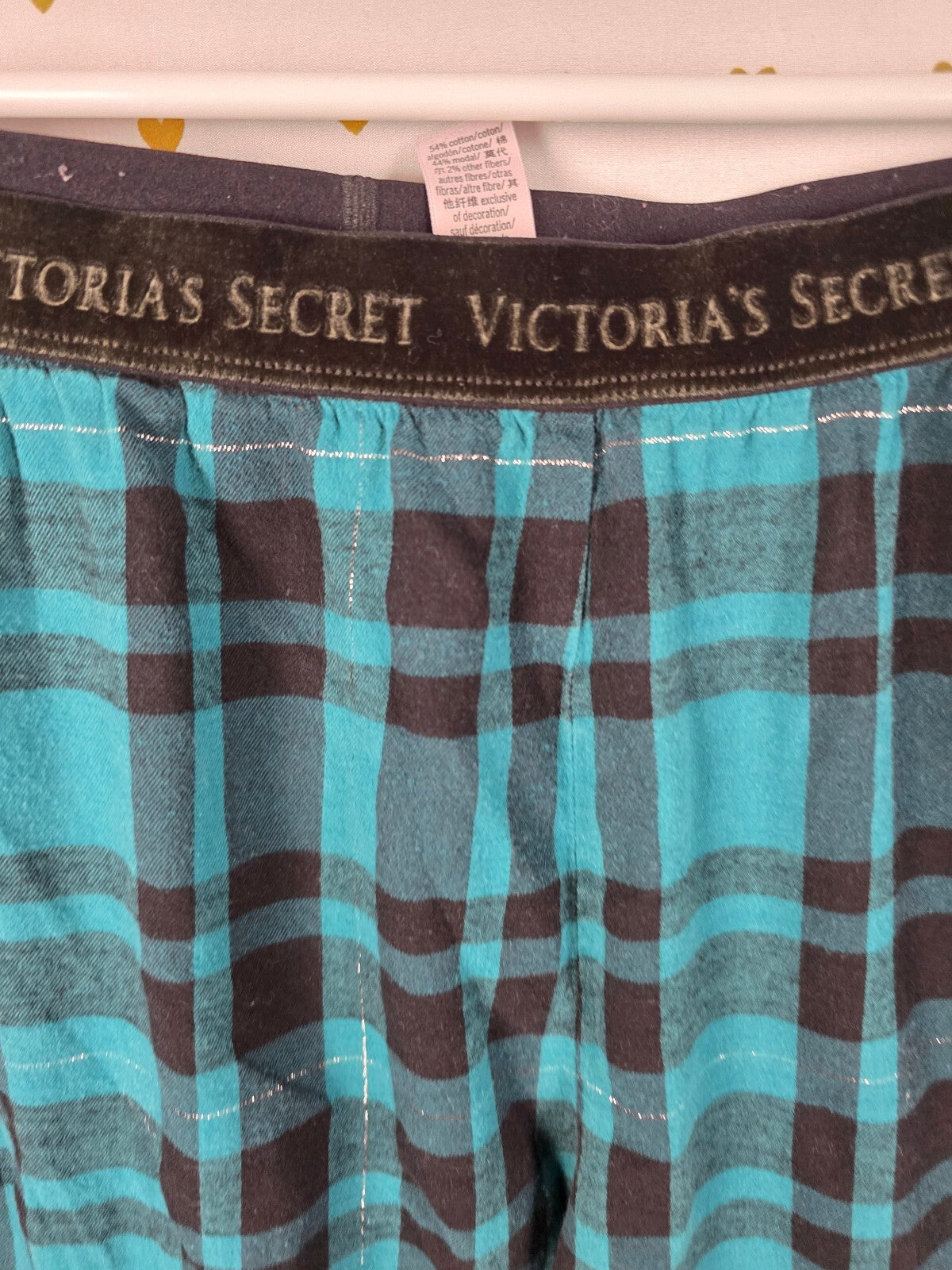 Victorias Secret Plaid Comfy Cute MEDIUM Sleep Pants Pajama PJ Bottoms
