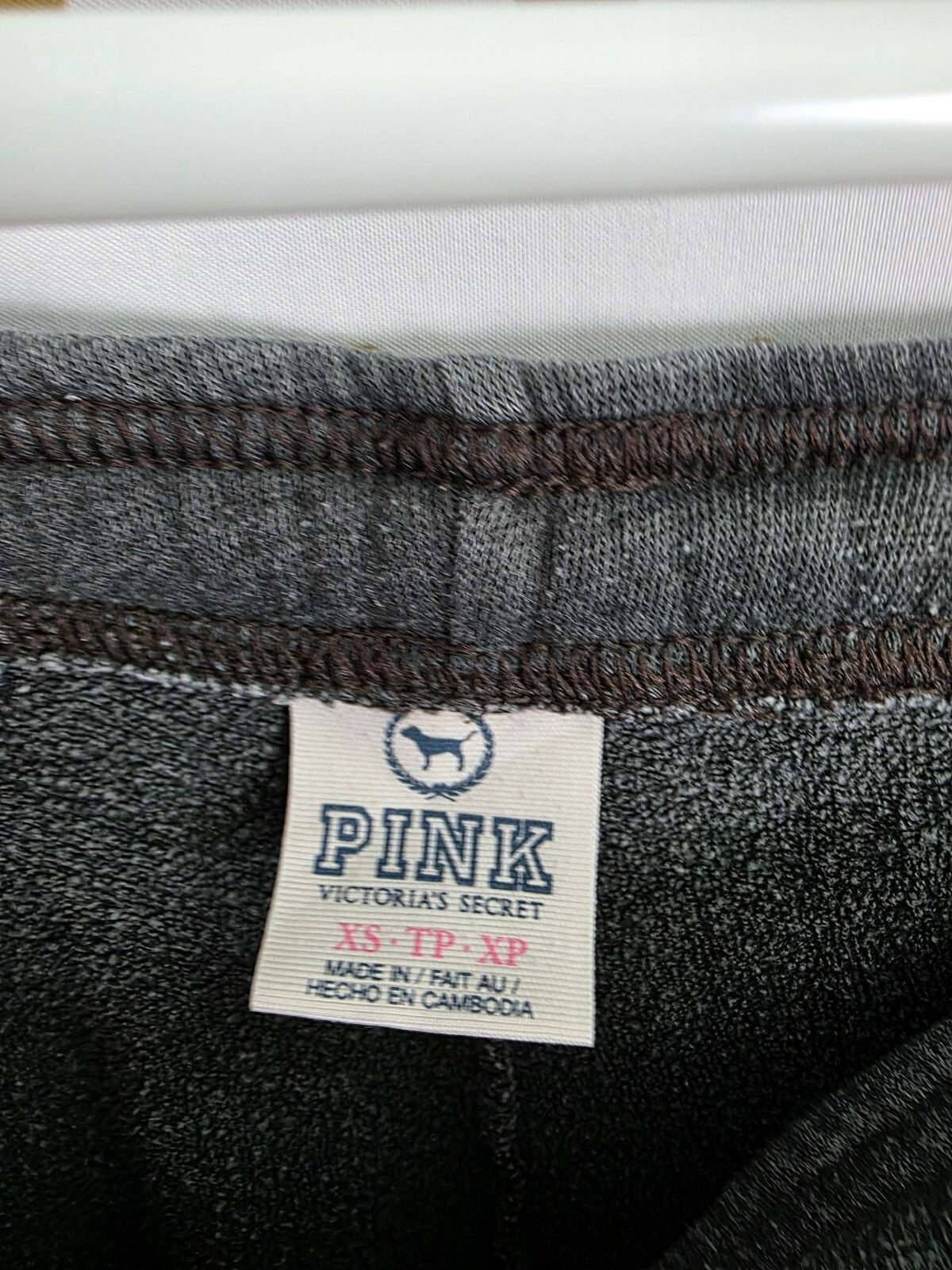 Victorias Secret PINK Vintage Y2k  Neon Logo Thin Sweats Sweatpants XS Long