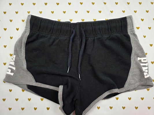 Victorias Secret PINK Sweat Shorts Logo Running Jogger MEDIUM