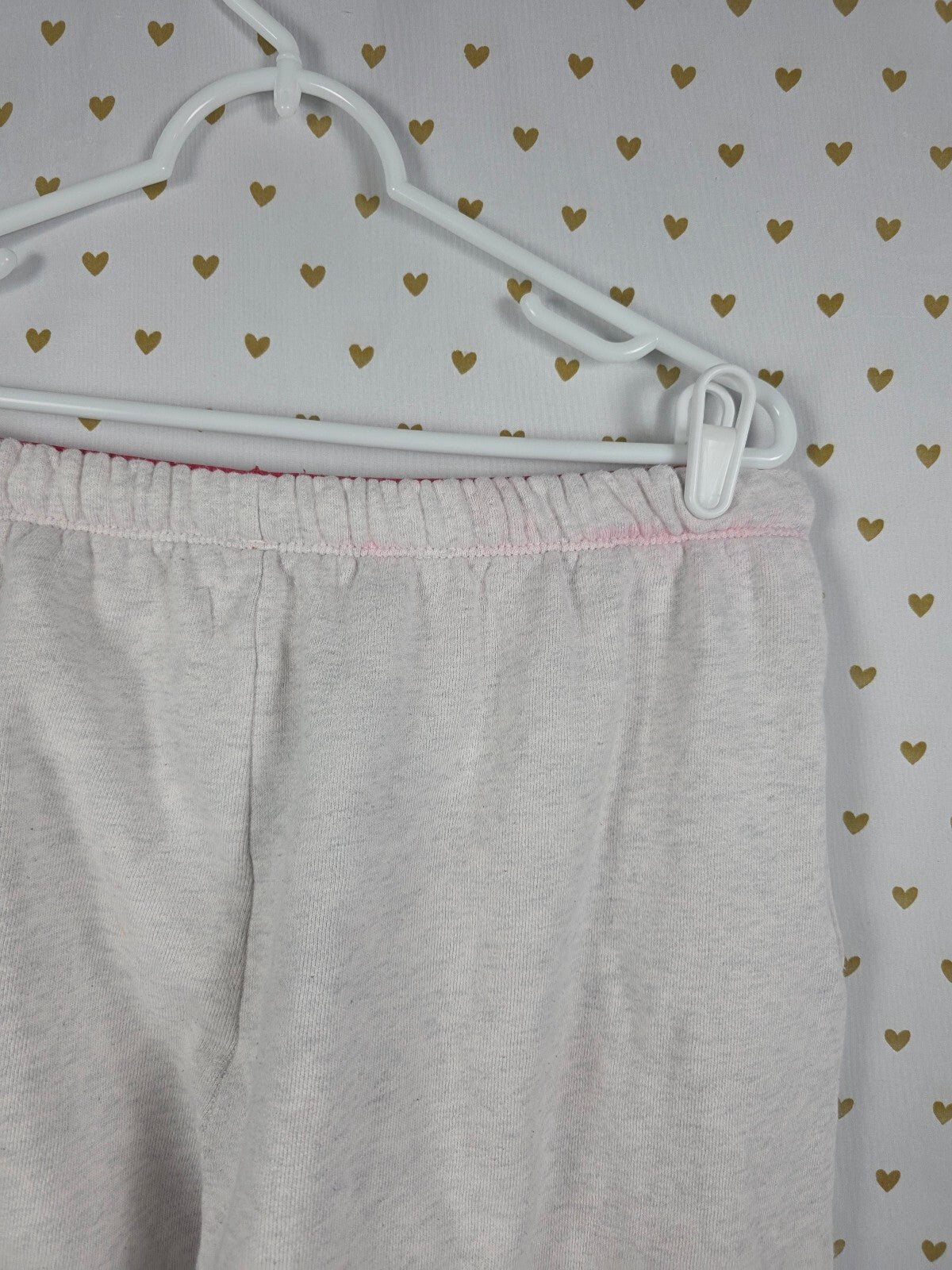 Victorias Secret PINK Loveshackfancy Campus Sweats Bling Logo  Grey Large