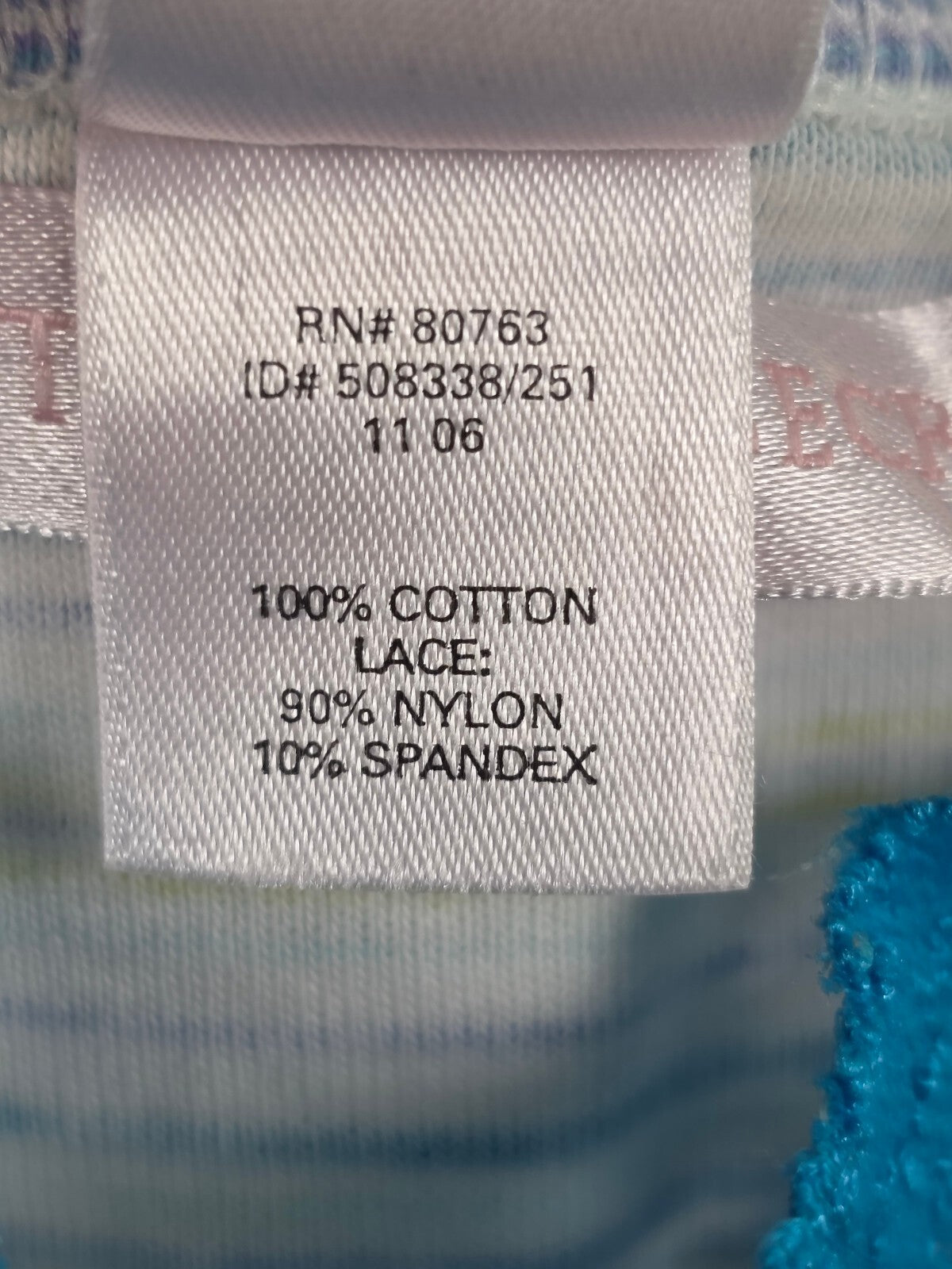 Victorias Secret Vintage Cotton Striped Cami Tank Top Small Y2k