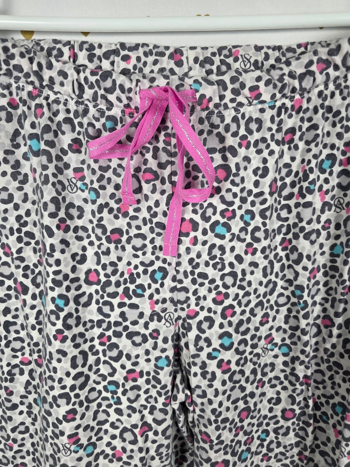 Victorias Secret Rainbow Cheetah Leopard Small Sleep Pants Pajama PJ Bottoms