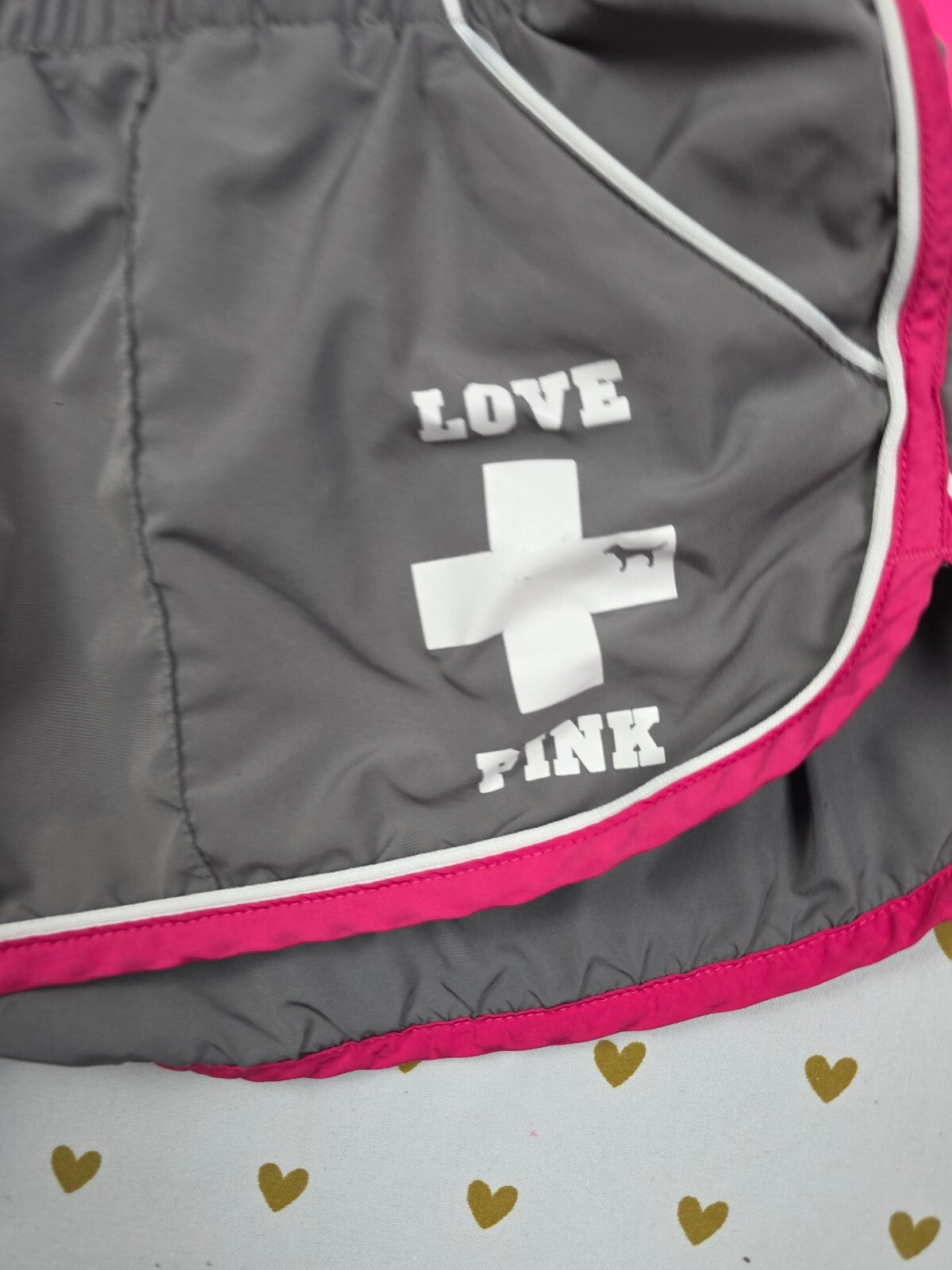 Victorias Secret PINK Vintage Booty Shorts lifeguard Y2k Love Large