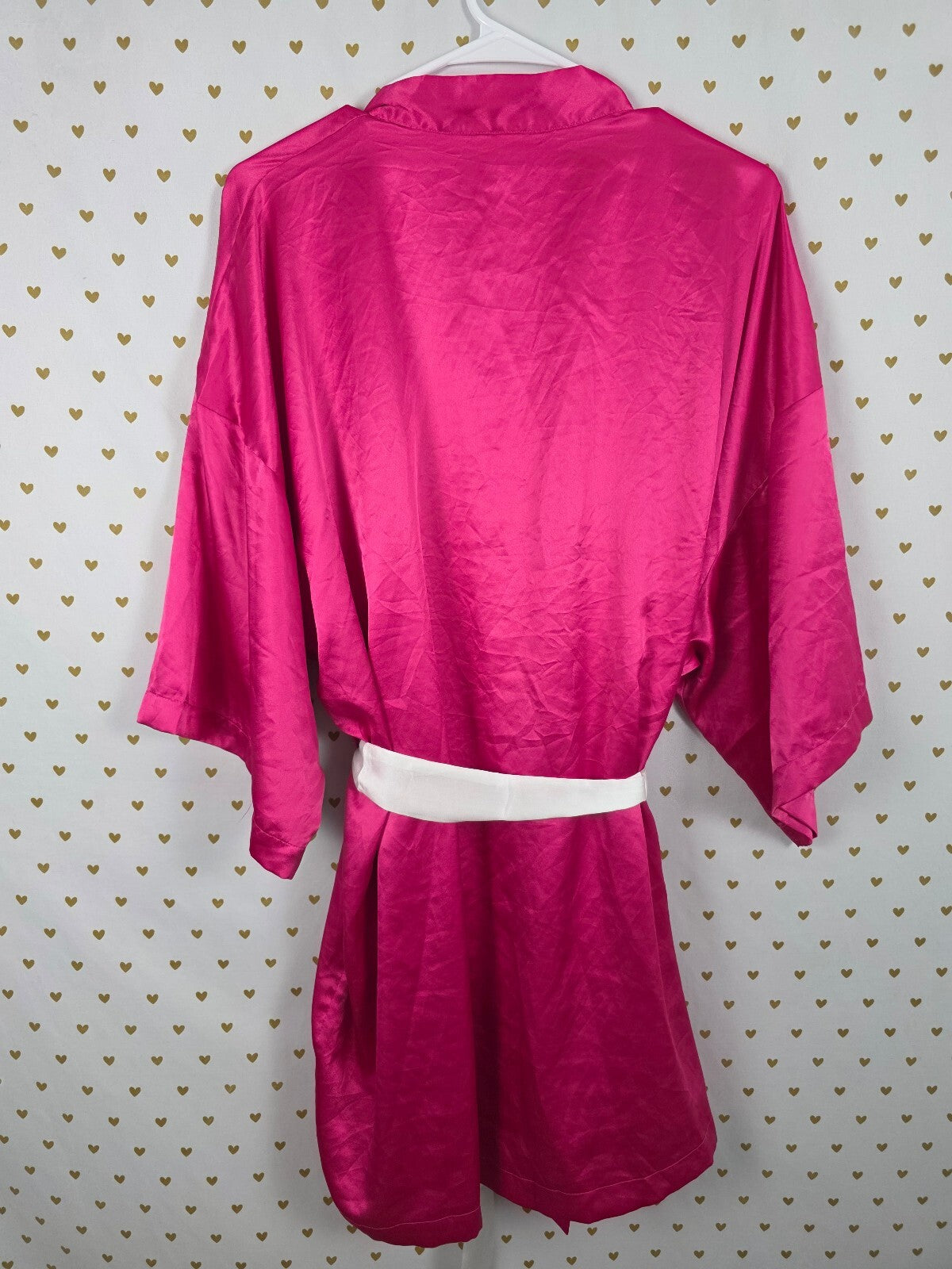 Victorias Secret Satin Silky Robe Lounge Kimono Cover Up ONE SIZE FITS ALL