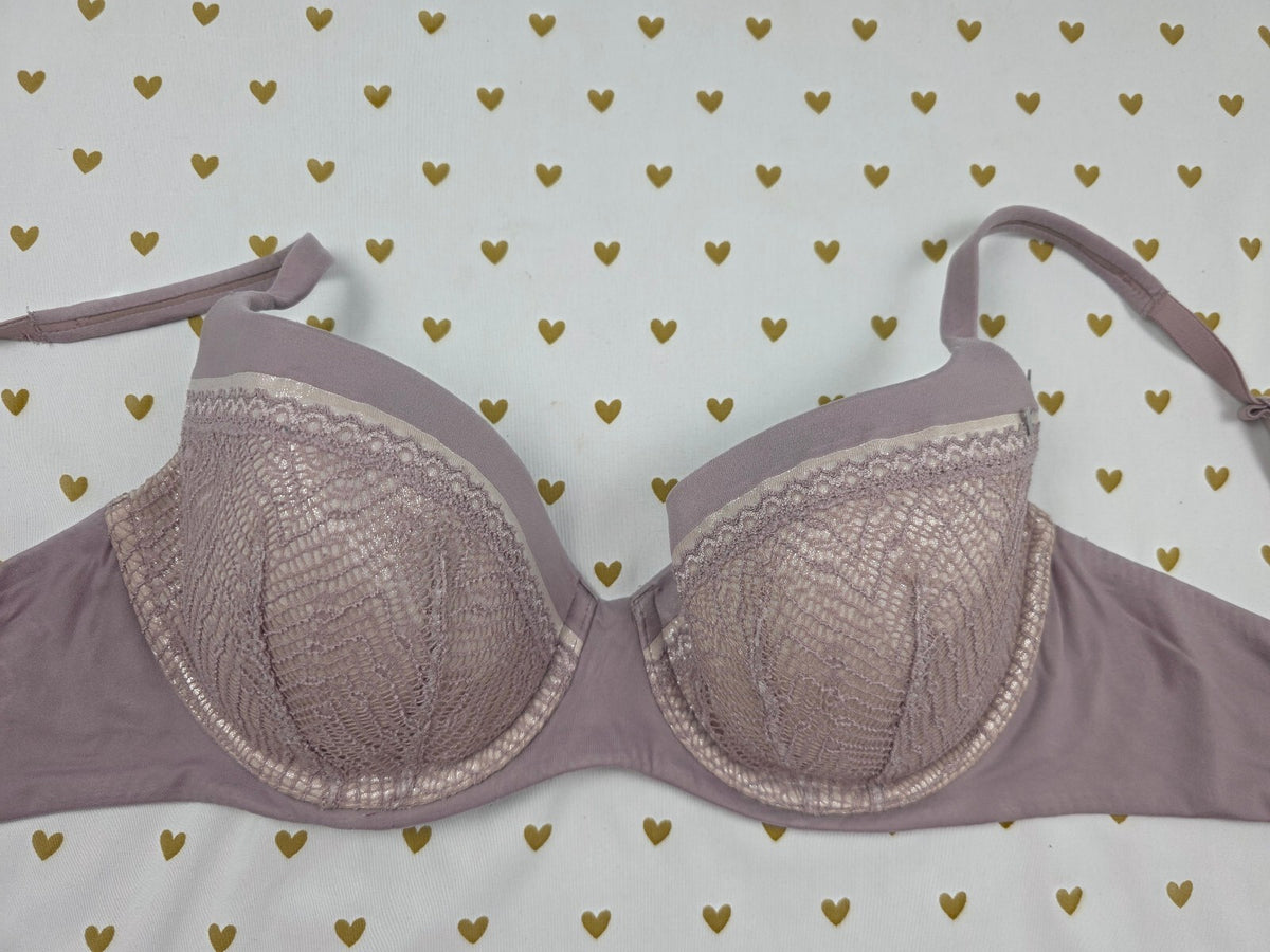 Victoria's Secret Body By victoria Lined Demi Balconette Bra 36D
