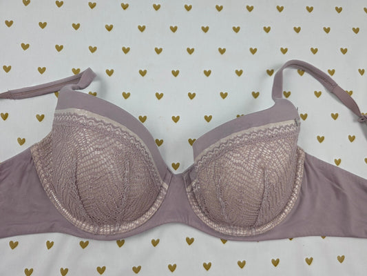 Victoria's Secret Body By victoria Lined Demi Balconette Bra 36D
