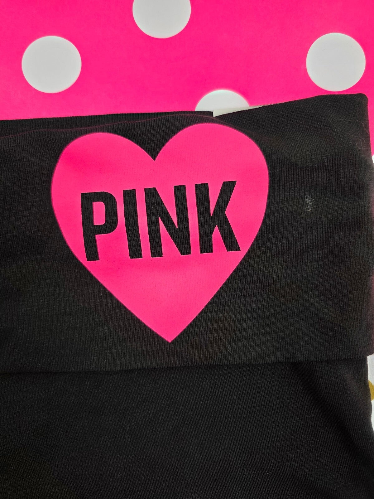 Victorias Secret PINK New NWT Bling Foldover Yoga Pants  Shortie Medium