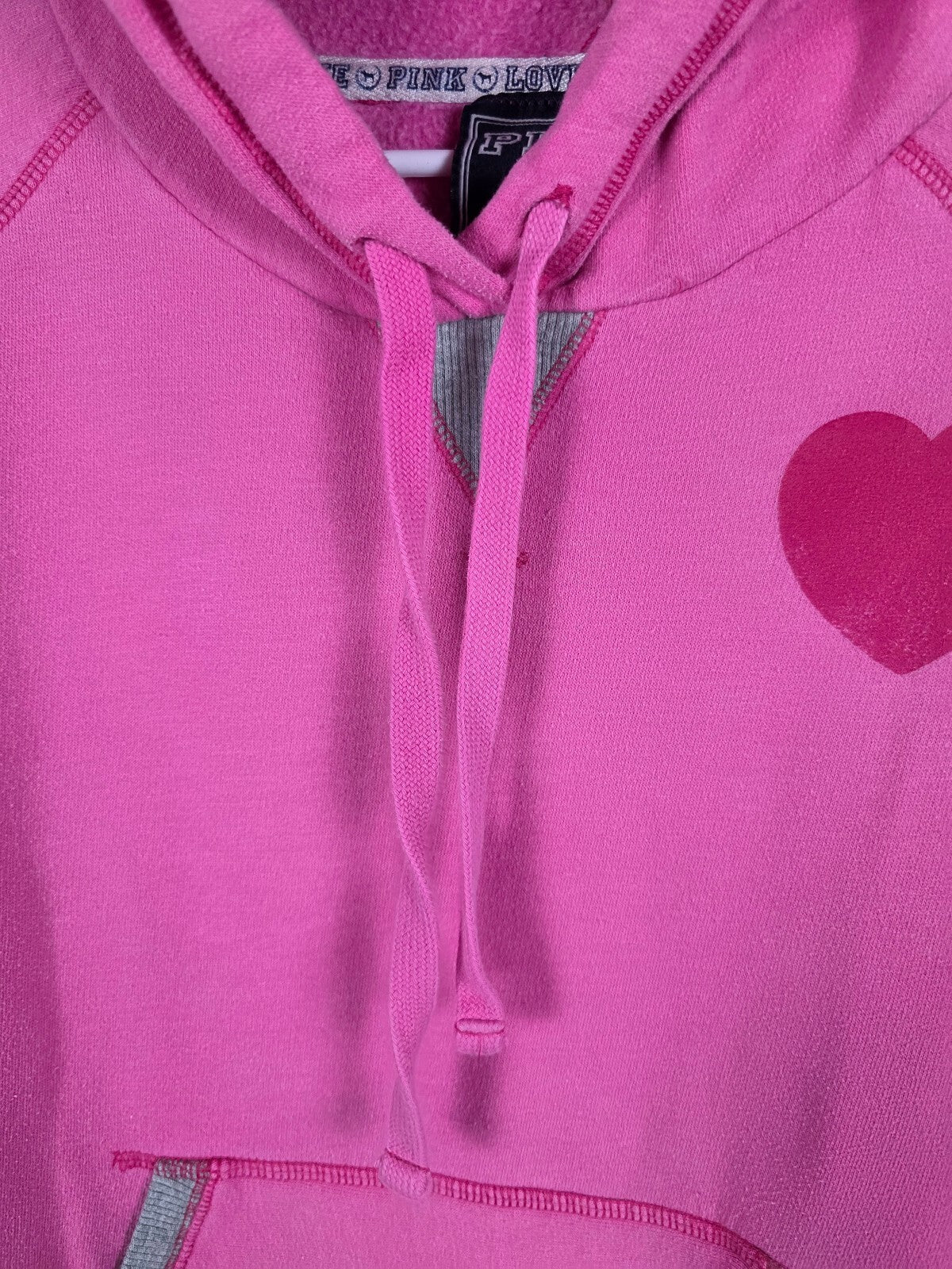 Victorias Secret Pink VINTAGE Y2k WARM MY HEART NOT MY PLANET Sweater HTF LARGE