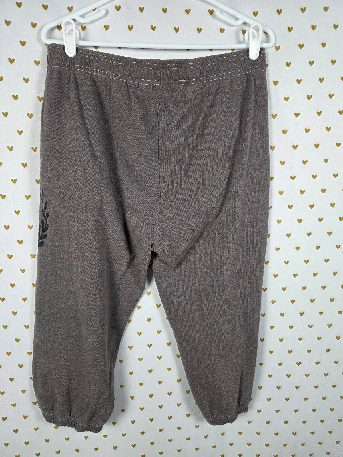 Victorias Secret PINK Vintage Logo Capri Sweats Sweatpants MEDIUM y2k
