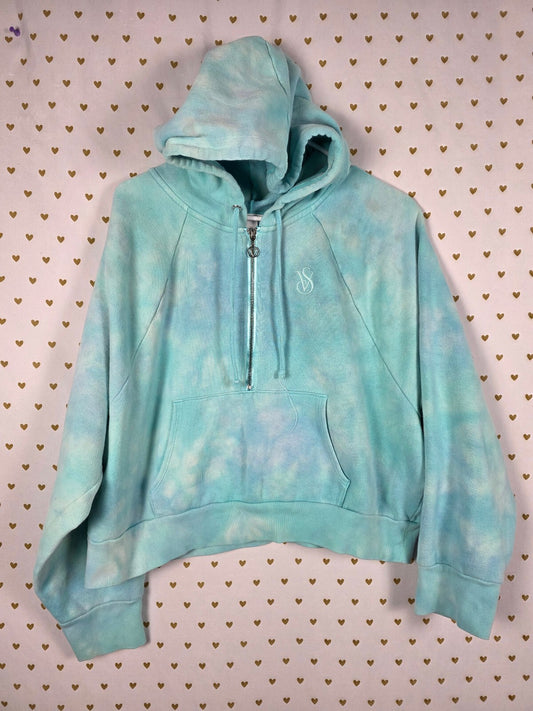 Victorias Secret ON POINT Tye Dye Quarter ZIp Hoodie XL