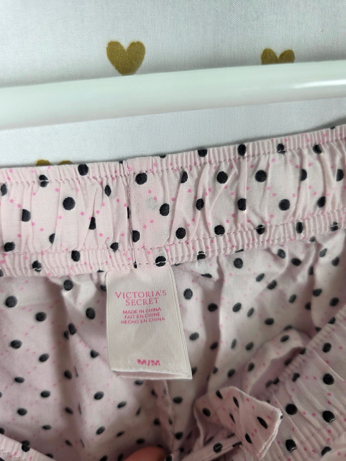 Victorias Secret Sleep Pants Polka Dot Medium Pajama PJ Bottoms