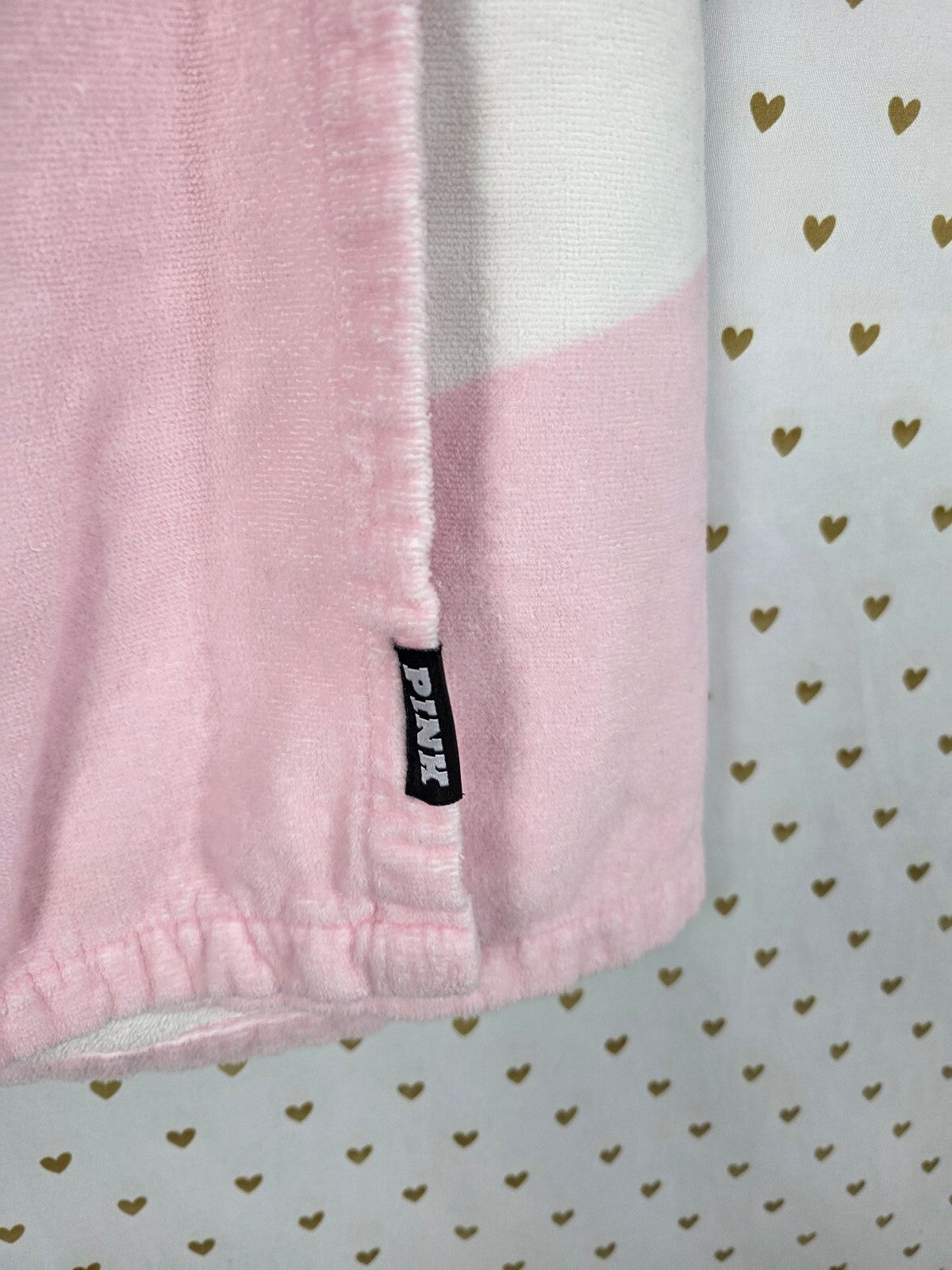Victoria's Secret Towel Wrap Pink Pocket Spa Bath 27x55