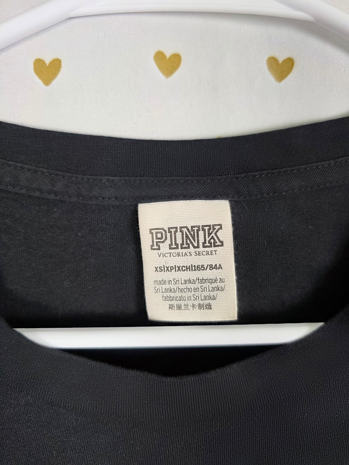 Victorias Secret PINK Rainbow BLING Set Yoga Pants Sequined HTF Tee Outfit XS
