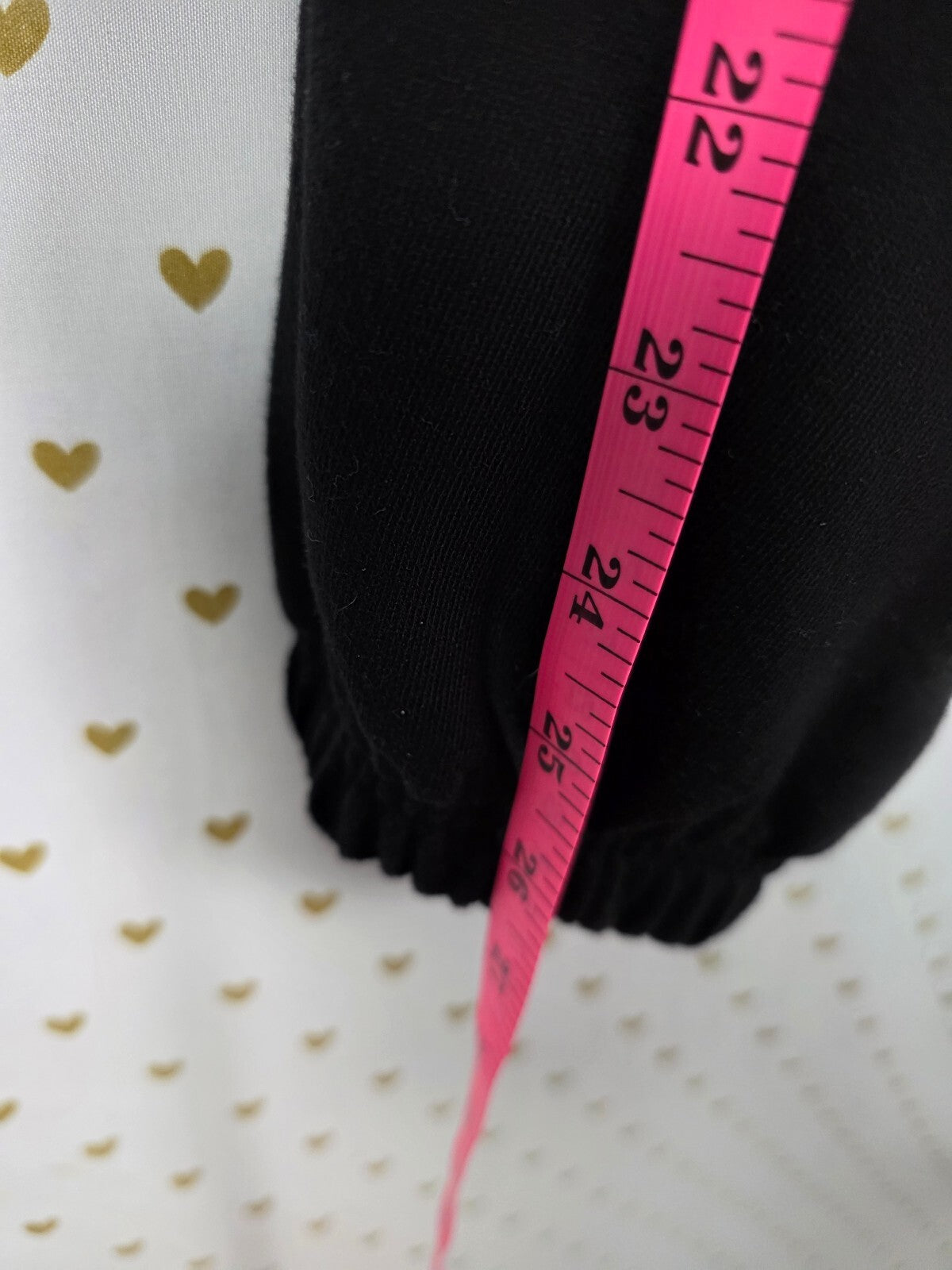 Victoria's Secret PINK Black Rhinestone Stripe Hoodie Jogger Set XS Bling