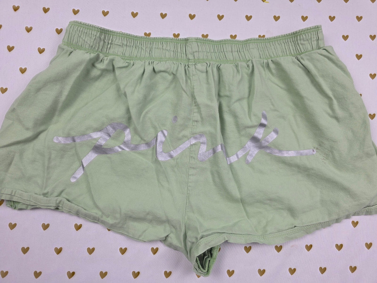 Victorias Secret PINK Logo Medium Sleep Shorts Boxers Pajama Bottoms