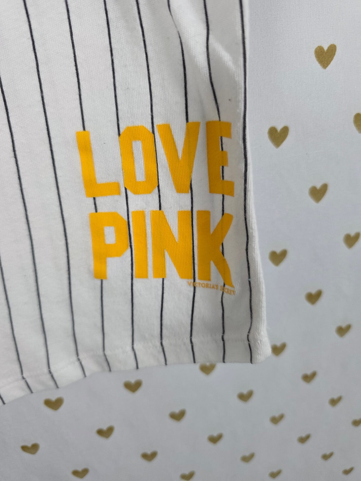 Victoria's Secret PINK Pittsburgh Pirates Sequin Baseball Shirt L MLB BLING