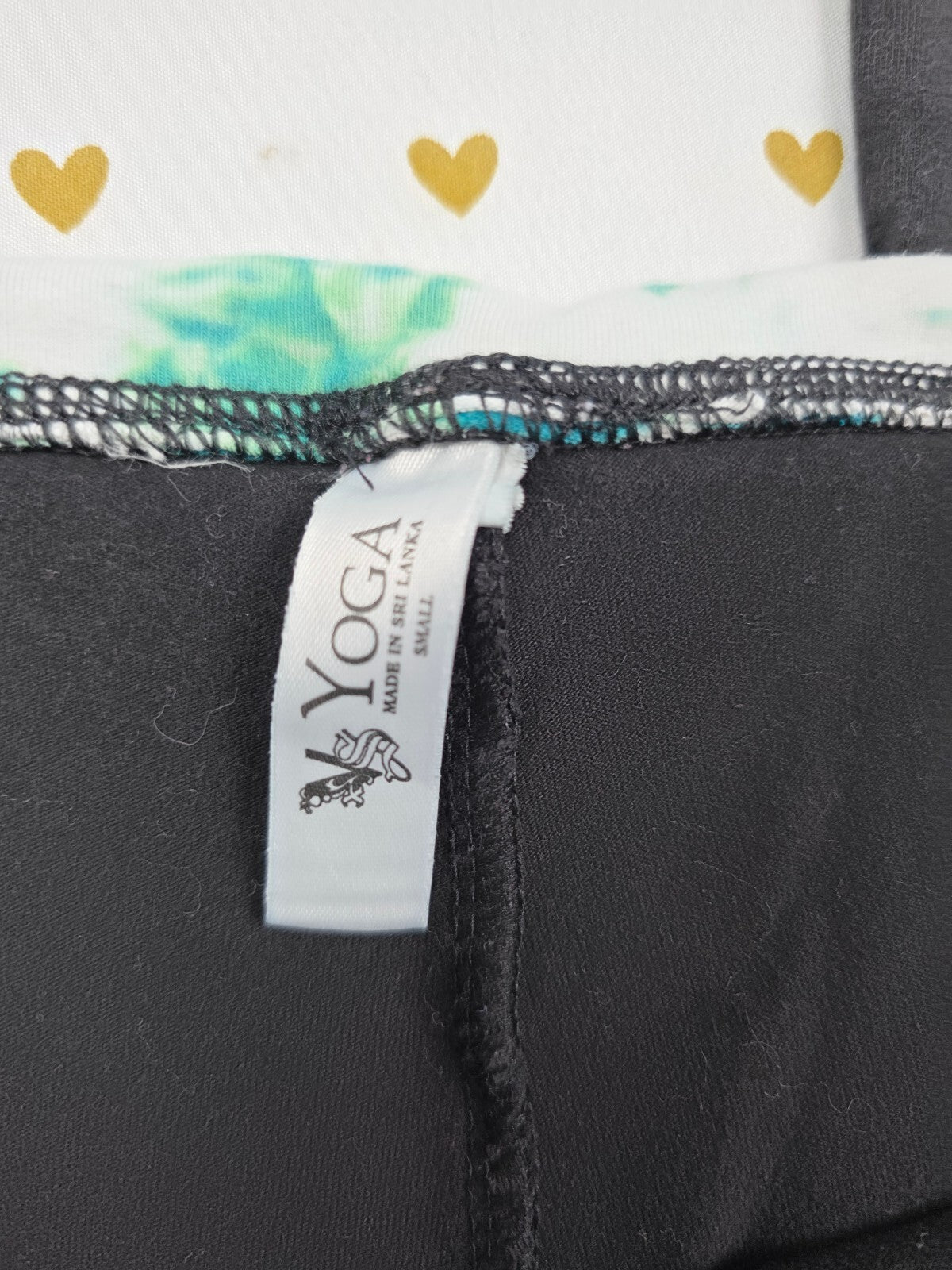 Victorias Secret Tye Dye Yoga Pants Foldover SMALL Capri