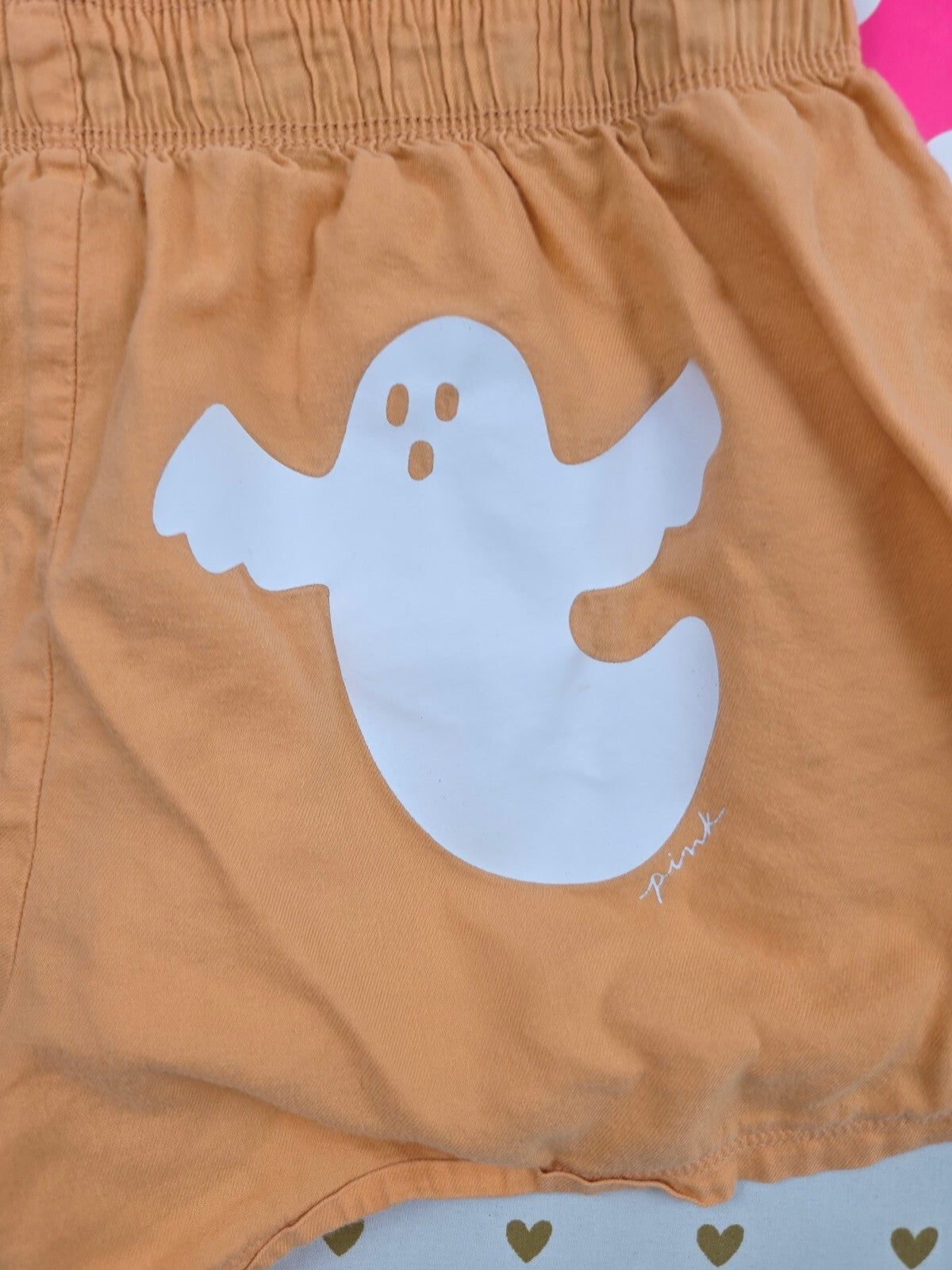 Victorias Secret PINK Halloween Ghosts Sleep Shorts Boxers Pajama Bottoms XS