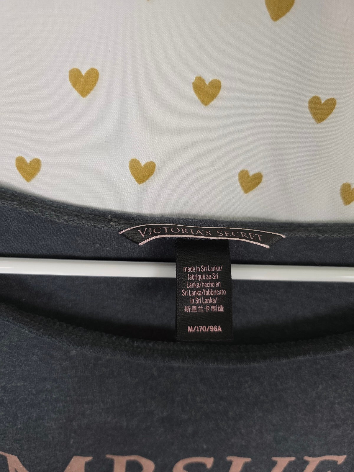 Victorias Secret Bombshell Grey Thin Tee shirt Medium