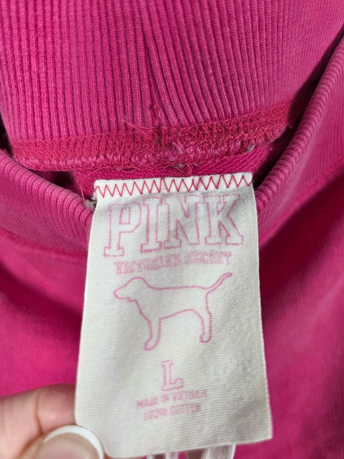 Victorias Secret PINK Vintage Ankle Zip Y2k Sweats Sweatpants Large