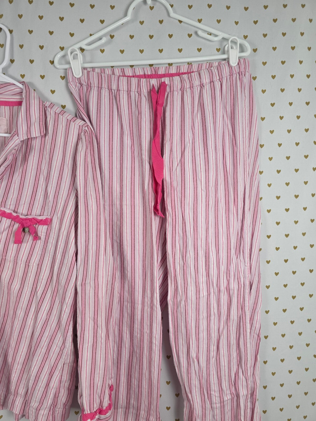 Victorias Secret Super Soft Cotton Medium Sleep Set 2pc Shirt Pants Medium