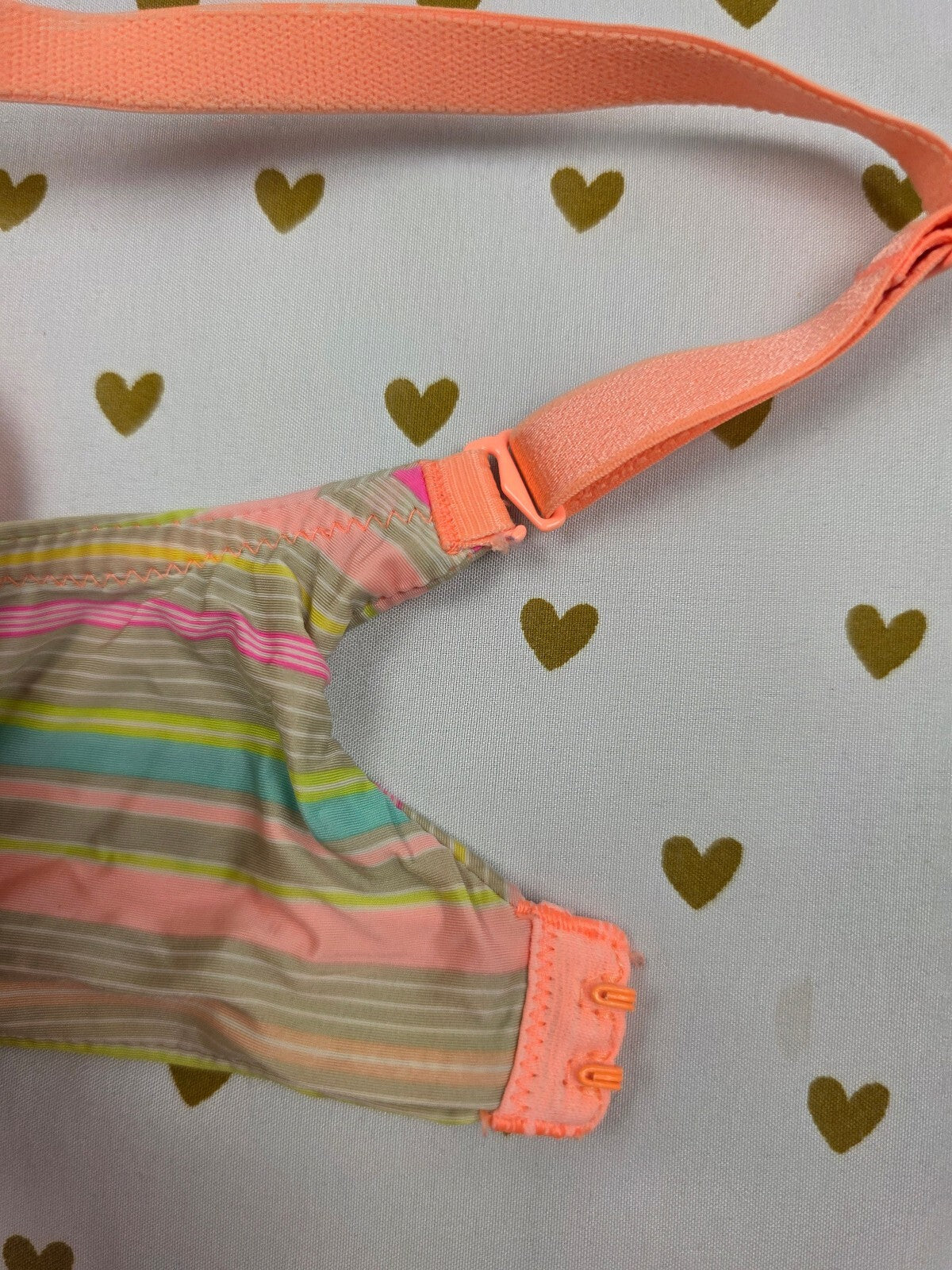 Victorias Secret striped 34D Demi Balconette Bra