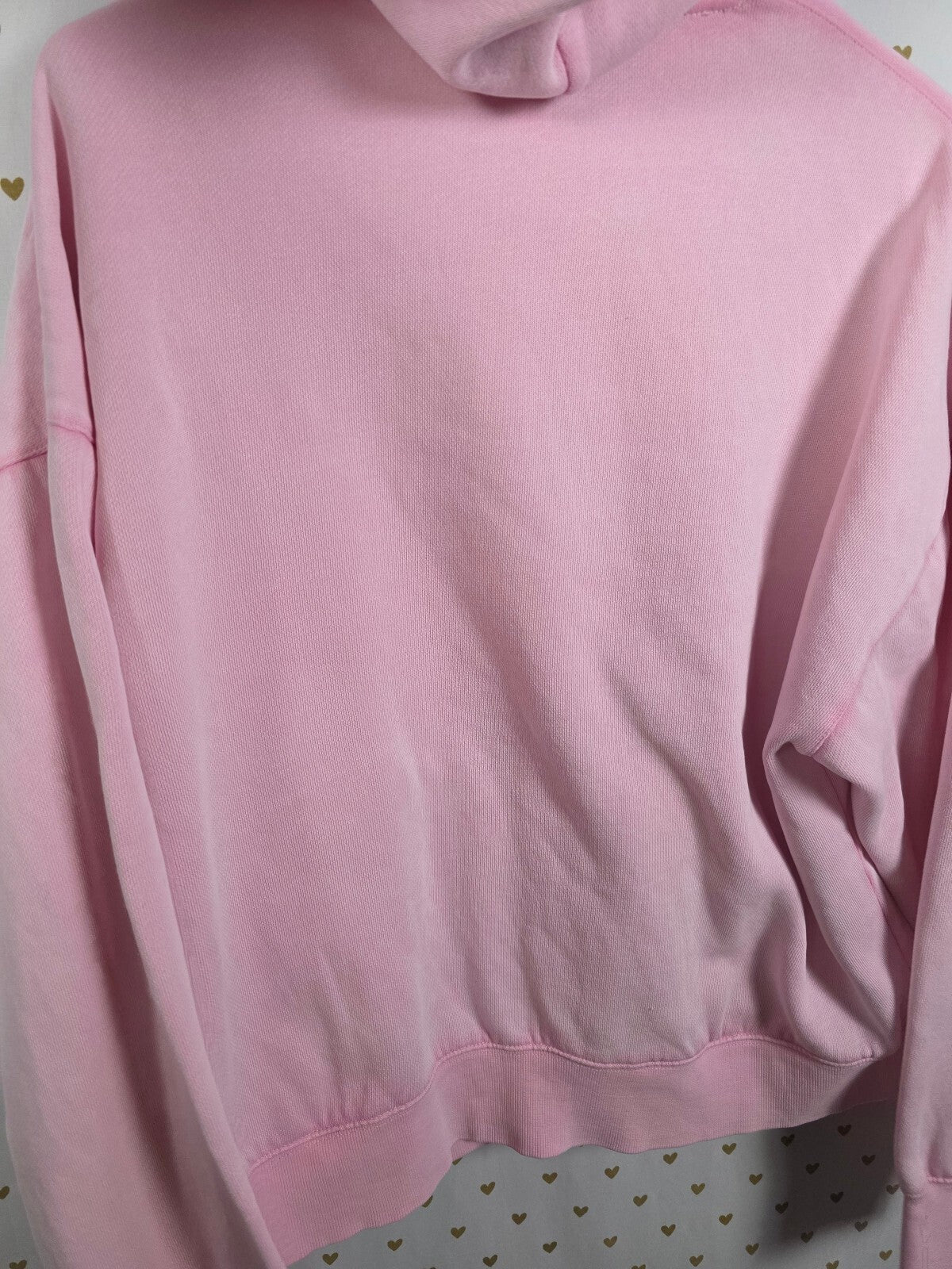 Victoria's Secret PINK LoveShackFancy Pink Floral Bow Foil Hoodie Medium