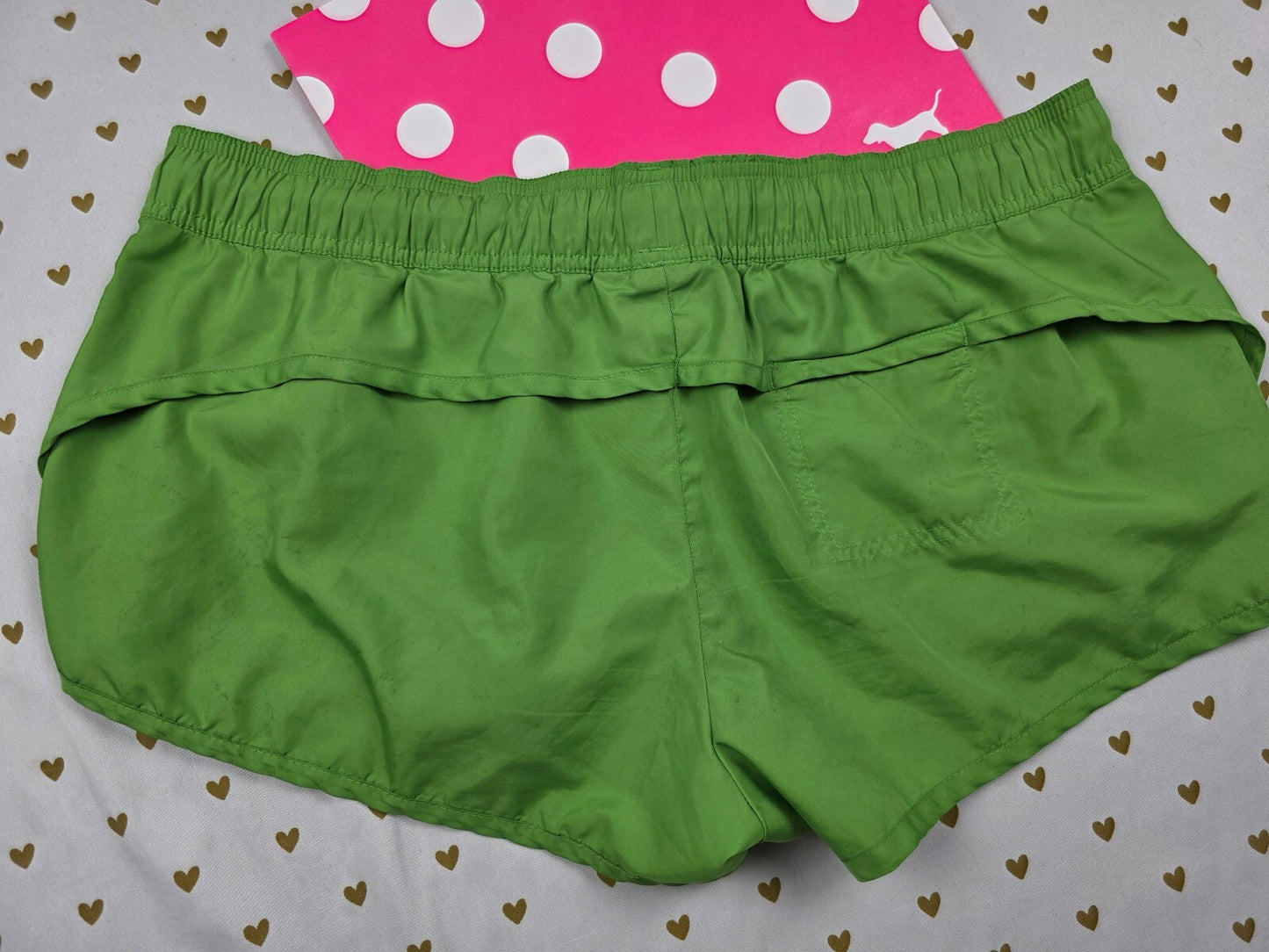Victorias Secret PINK Vintage LARGE Green Y2k 86 Shorts