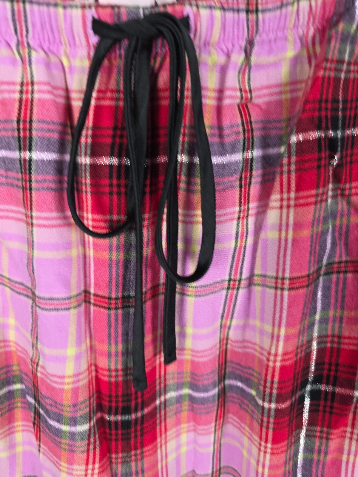 Victorias Secret Pink Plaid Sleep Pants Pajama PJ Bottoms XL