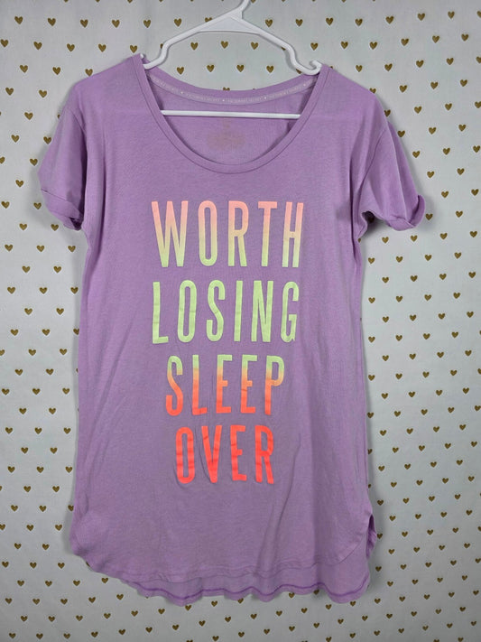 Victorias Secret WORTH LOSING SLEEP OVER nightgown Sleep Shirt SMALL
