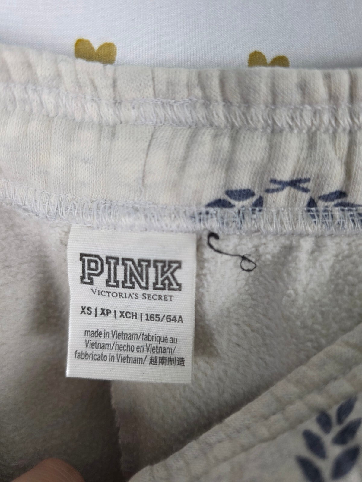 Victorias Secret PINK Crest Sweats Sweatpants Logo XS