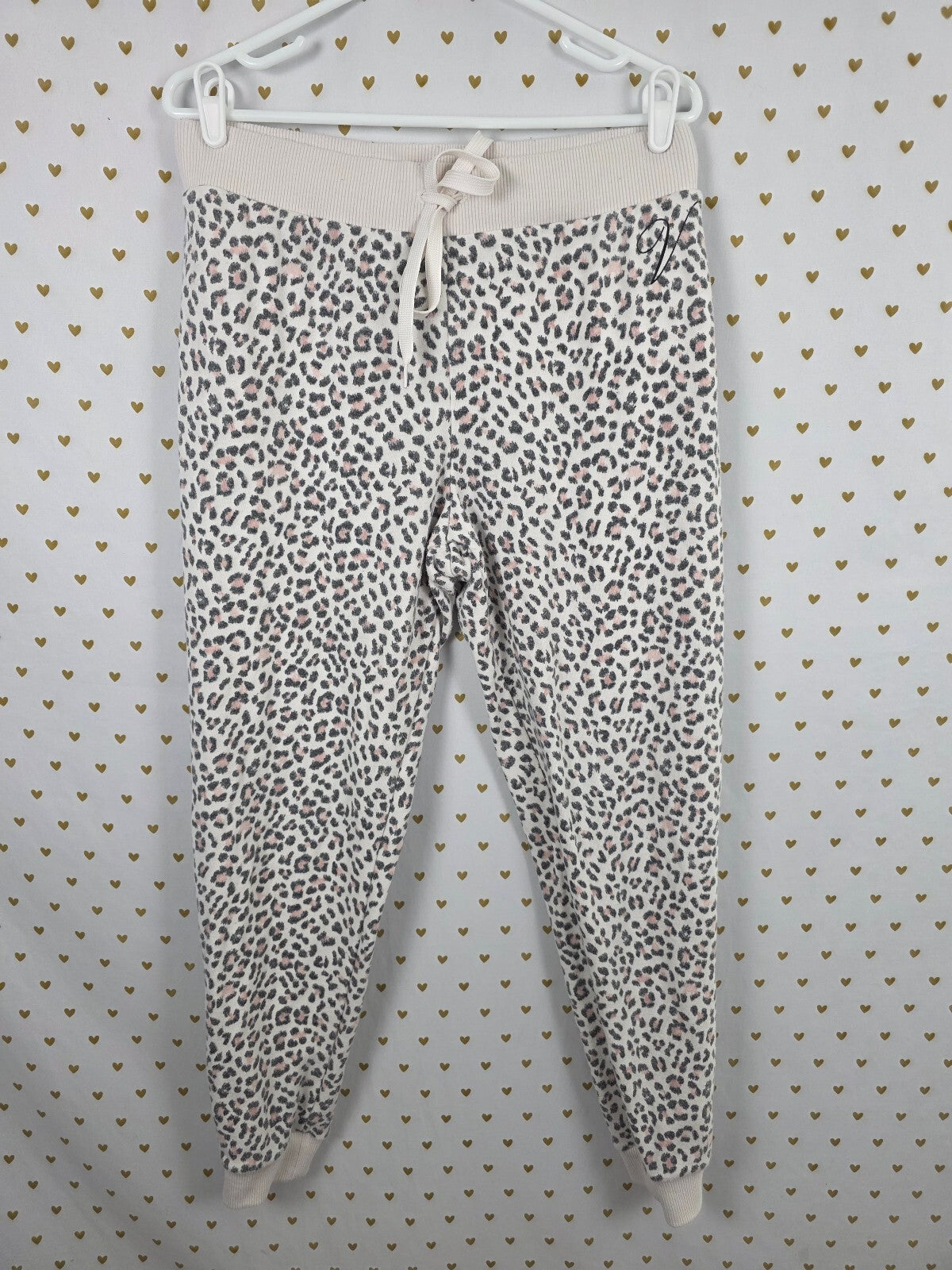 Victorias Secret Super Soft Thick Leopard Cheetah Sweats Sweatpants Medium