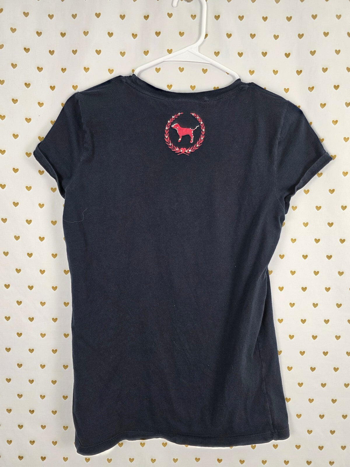 Victoria’s Secret PINK MLB Minnesota Twins Rhinestone BLING Tee Shirt L