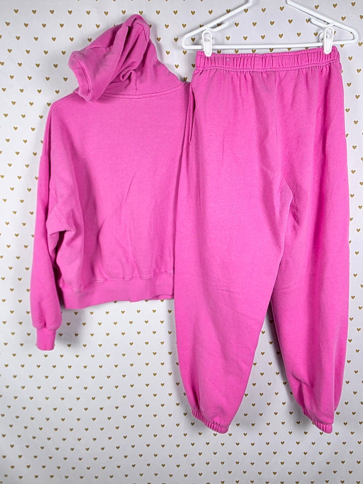 Victorias Secret Pink Small SET outfit hoodie Sweats Sweatpants 2pc