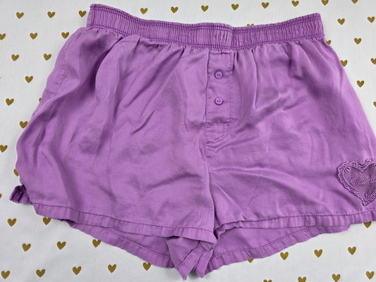 Victorias Secret PINK Purple Sleep Shorts Boxers Pajama Bottoms XS