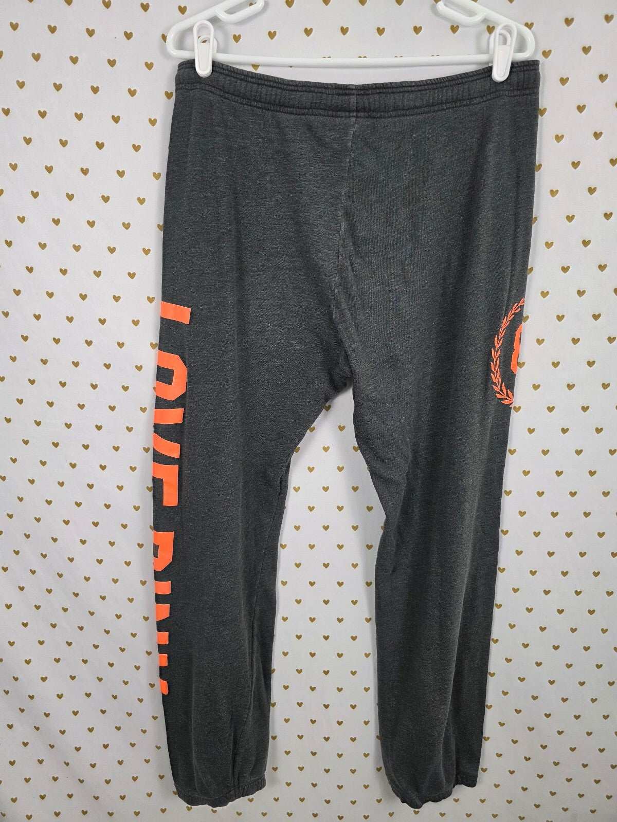 Victorias Secret PINK Vintage Y2k  Neon Logo Thin Sweats Sweatpants XS Long