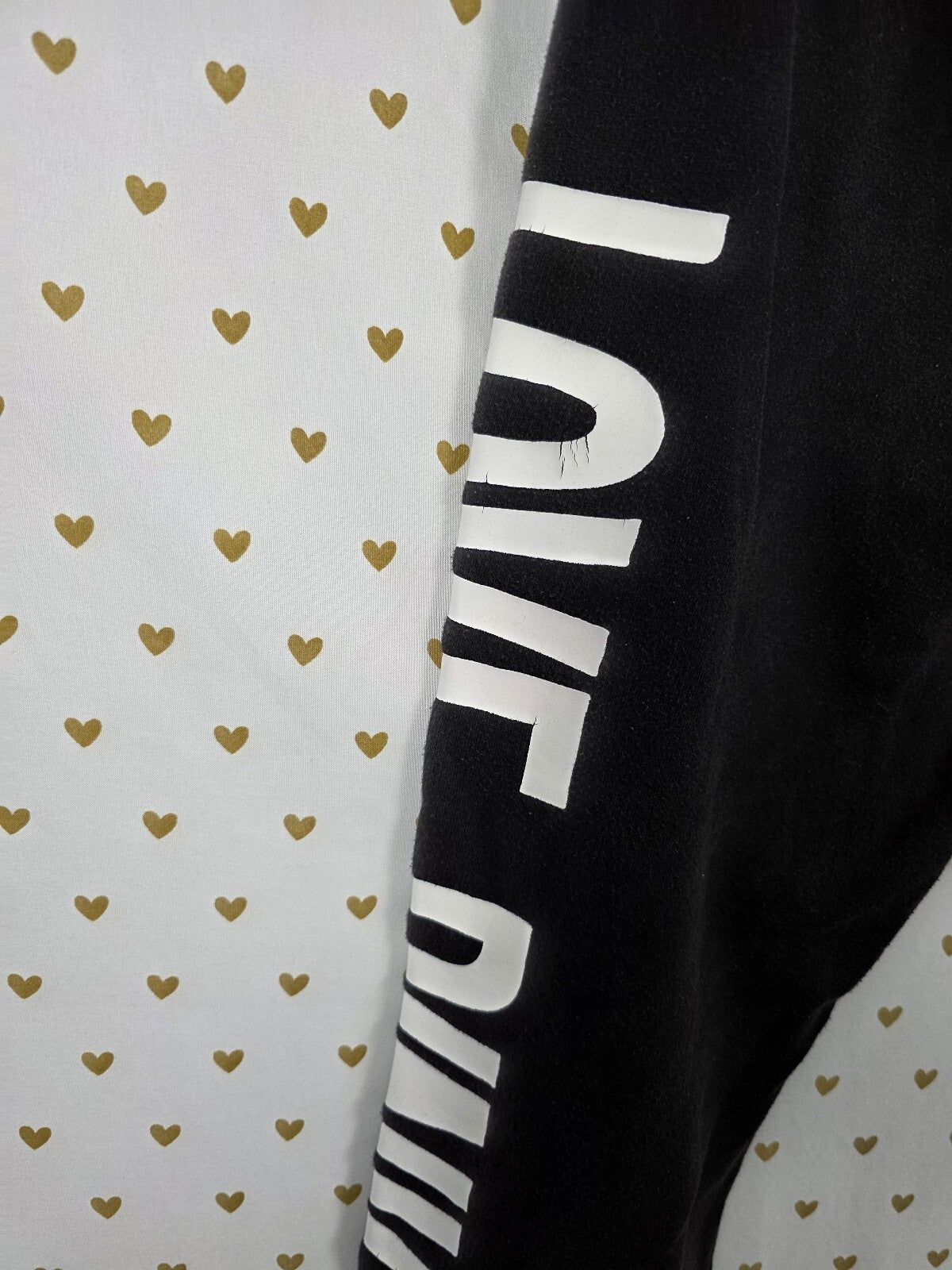 Victorias Secret PINK LOVE Black Sweats Sweatpants XS Y2k Vintage
