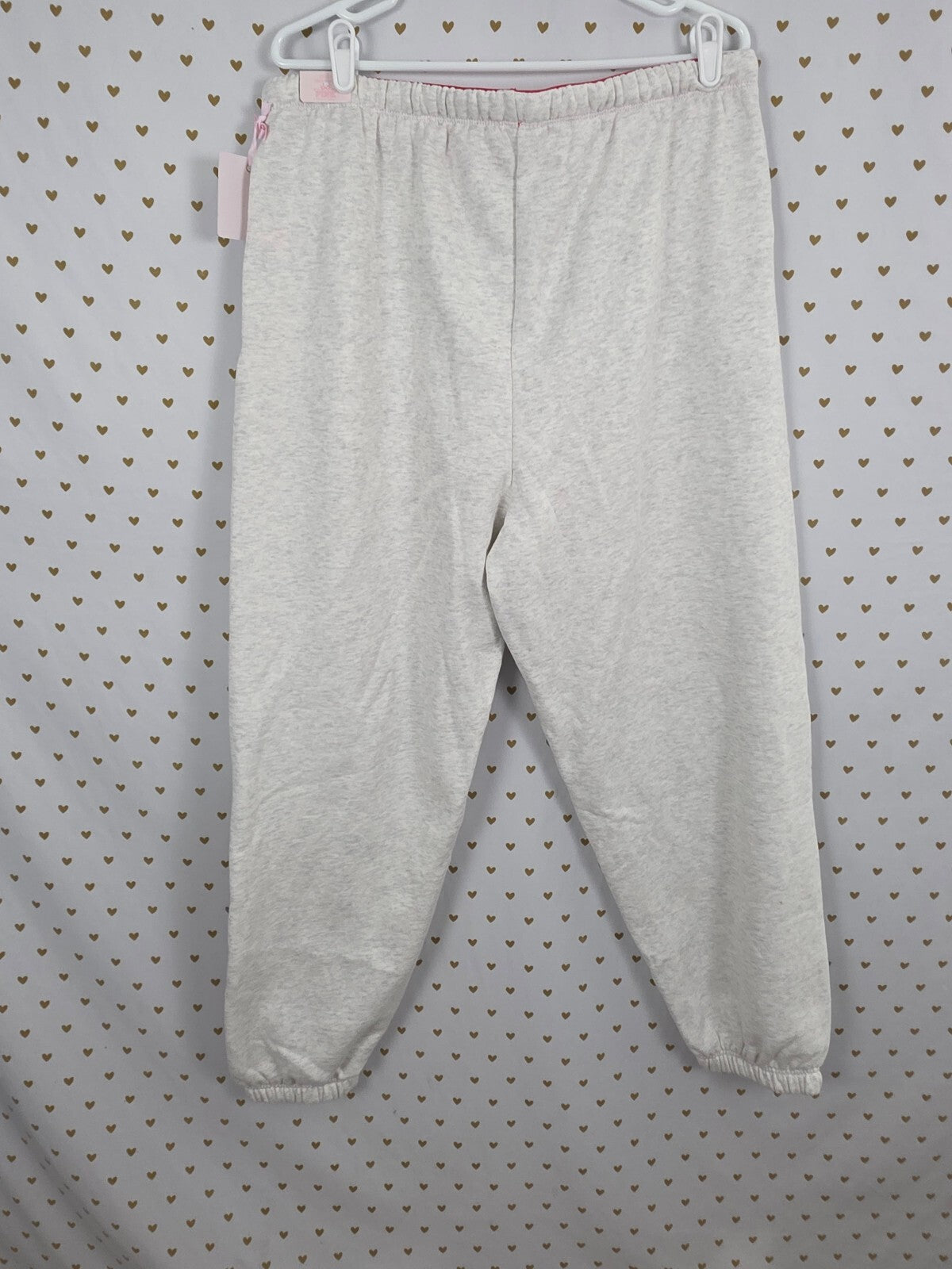 Victorias Secret PINK NEW Nwt Loveshackfancy Campus Sweats Bling Logo XL