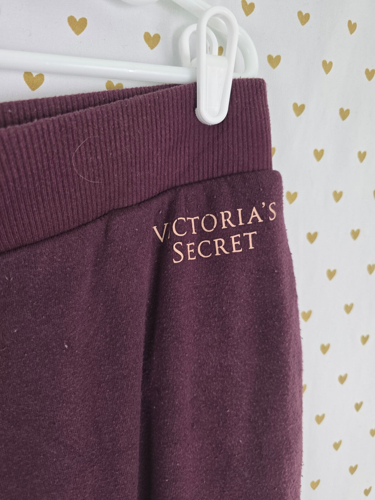 Victorias Secret Maroon Super Soft Thick Hoodie Sweats SET XL Sweatpants