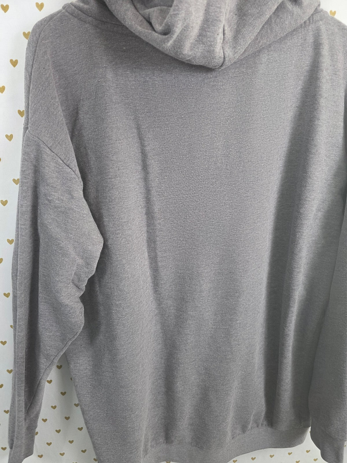 Victorias Secret Pink Vintage Full zip Love Logo Hoodie Jacket Grey Large