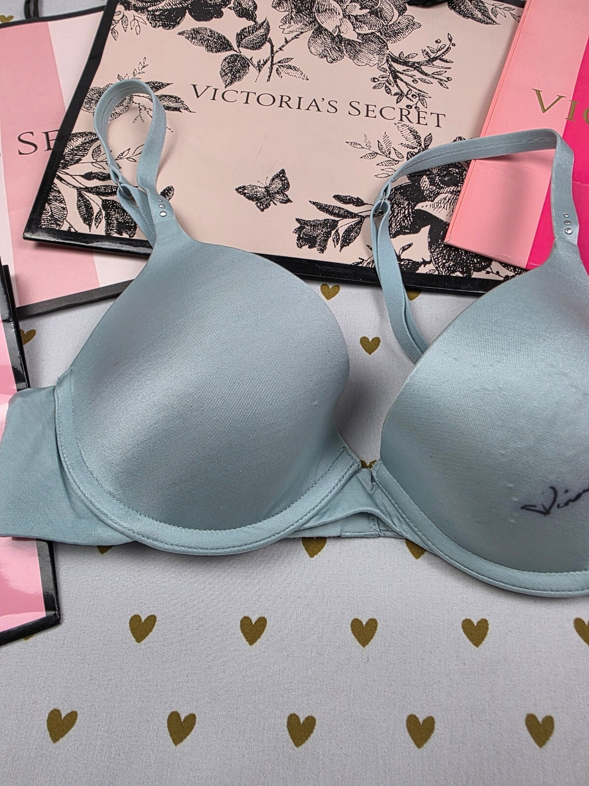 Miranda Kerr Signed Victoria's Secret BioFit Bra 34B Autographed VS Angel