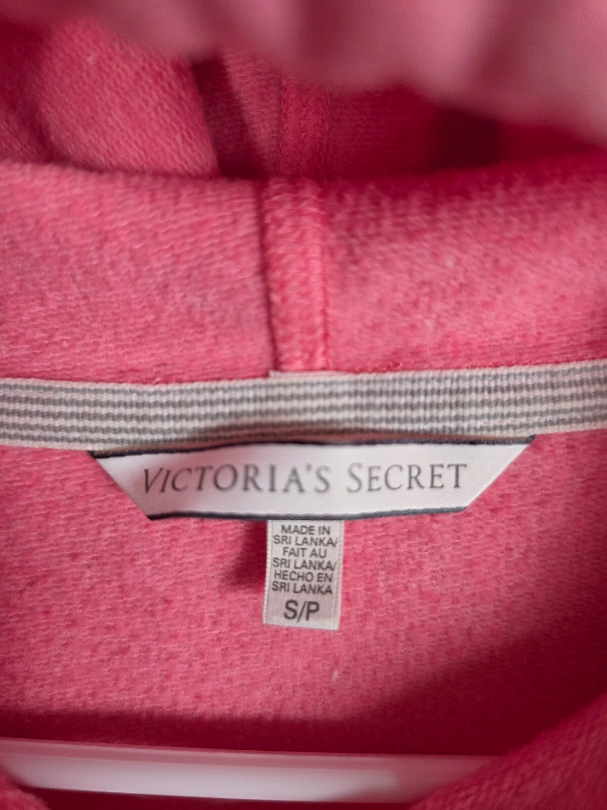 Victorias Secret Pink ANGELS VS logo Hoodie Sweats SET Outfit 2pc SMALL
