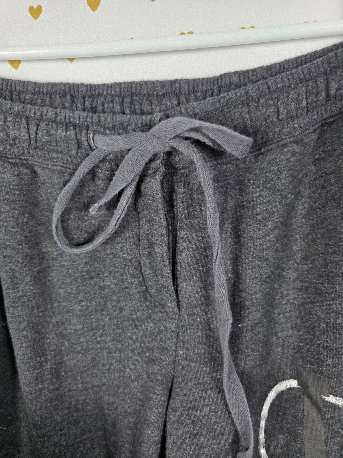 Victorias Secret PINK Vintage heart Love Sweats Sweatpants Y2k large Super Soft