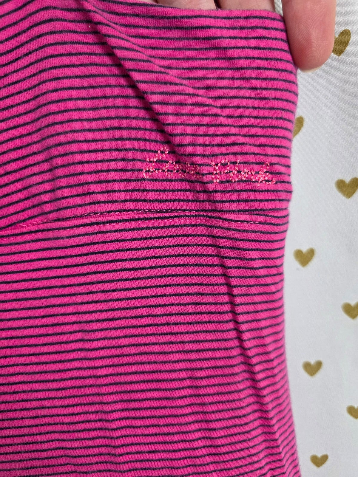 Victorias Secret PINK Vintage Ruffled Striped Tank Top Dress Y2k Large Univ