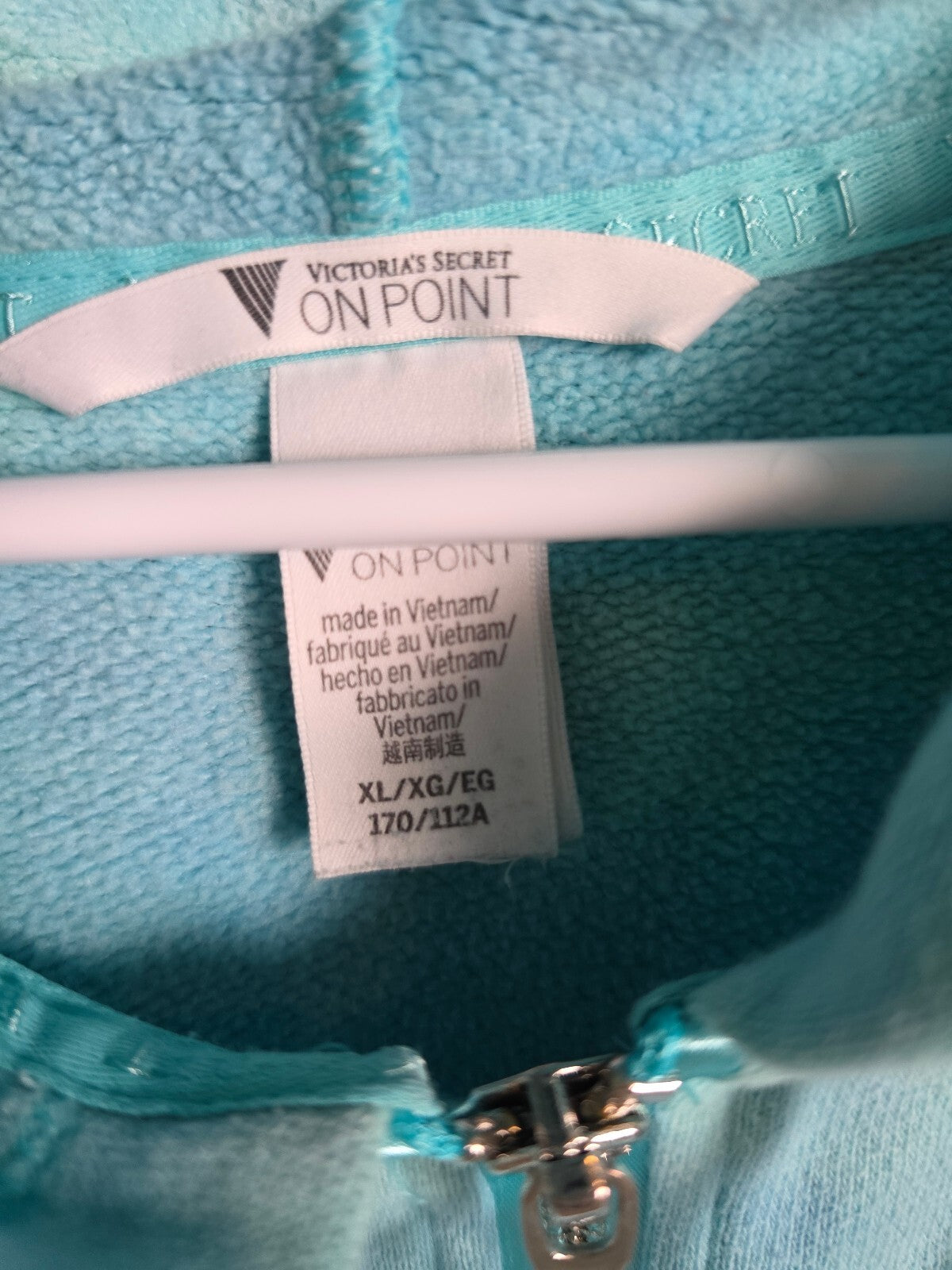 Victorias Secret ON POINT Tye Dye Quarter ZIp Hoodie XL