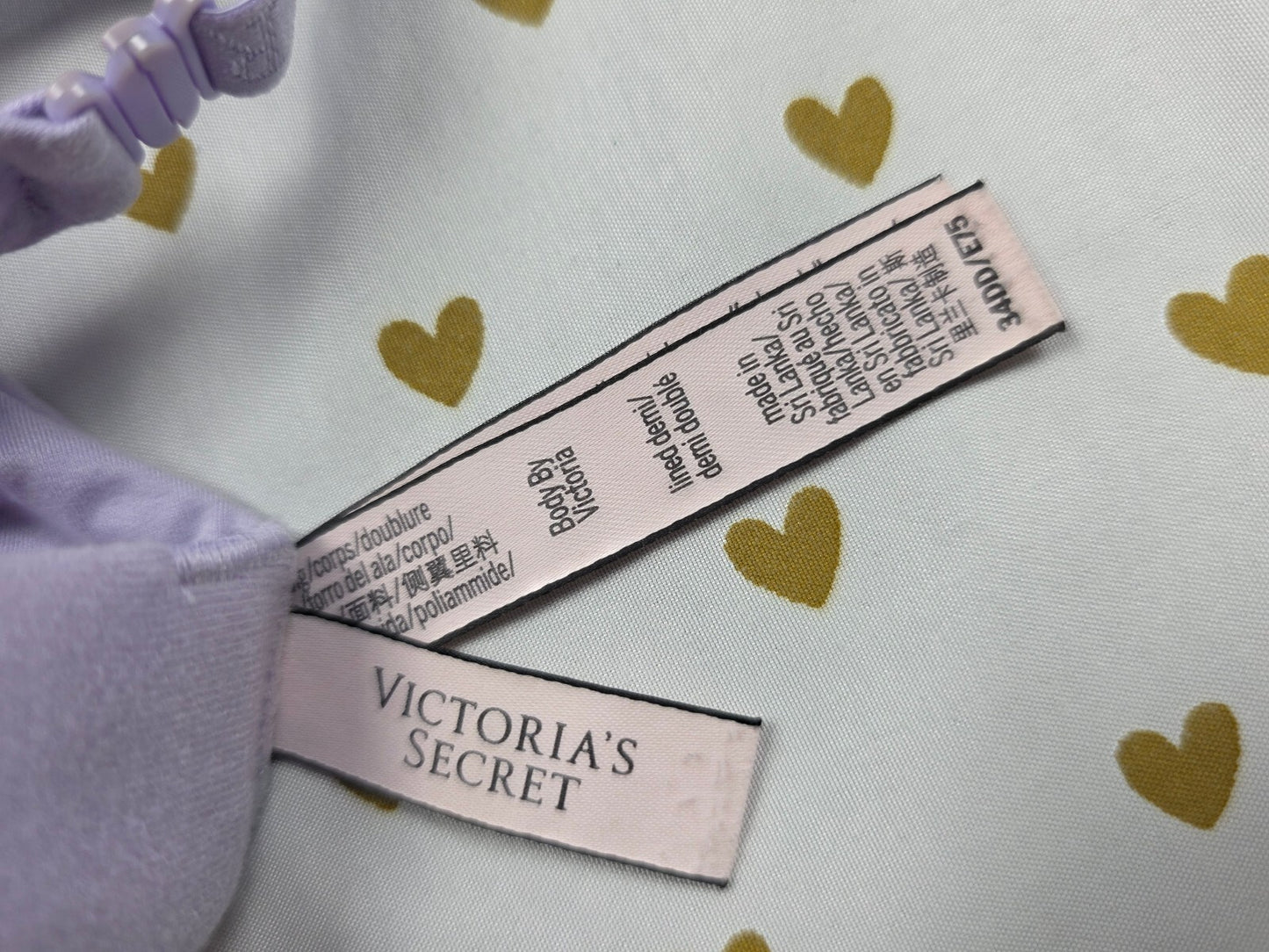 Victoria's Secret Body By Victoria Lined Demi Balconette Bra 34DD
