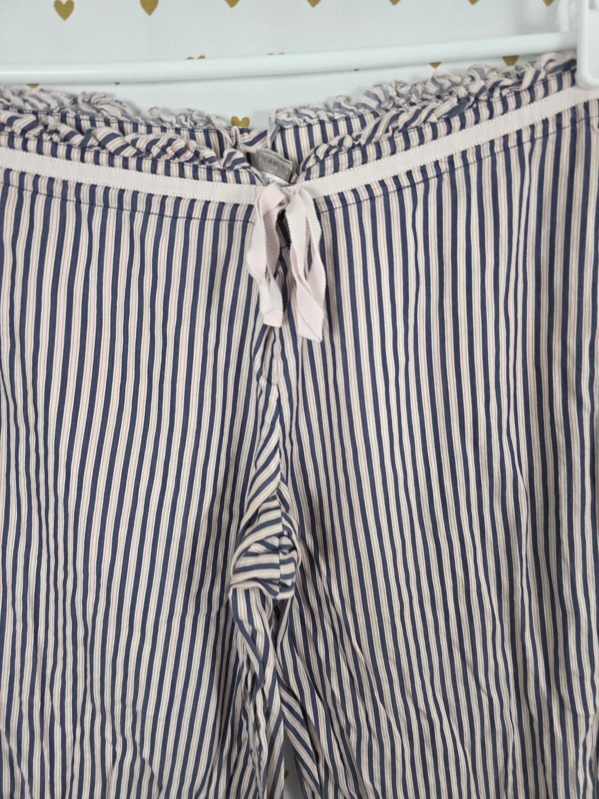 Victorias Secret 100% Cotton Striped Sleep Pants Pajama PJ Bottoms SMALL