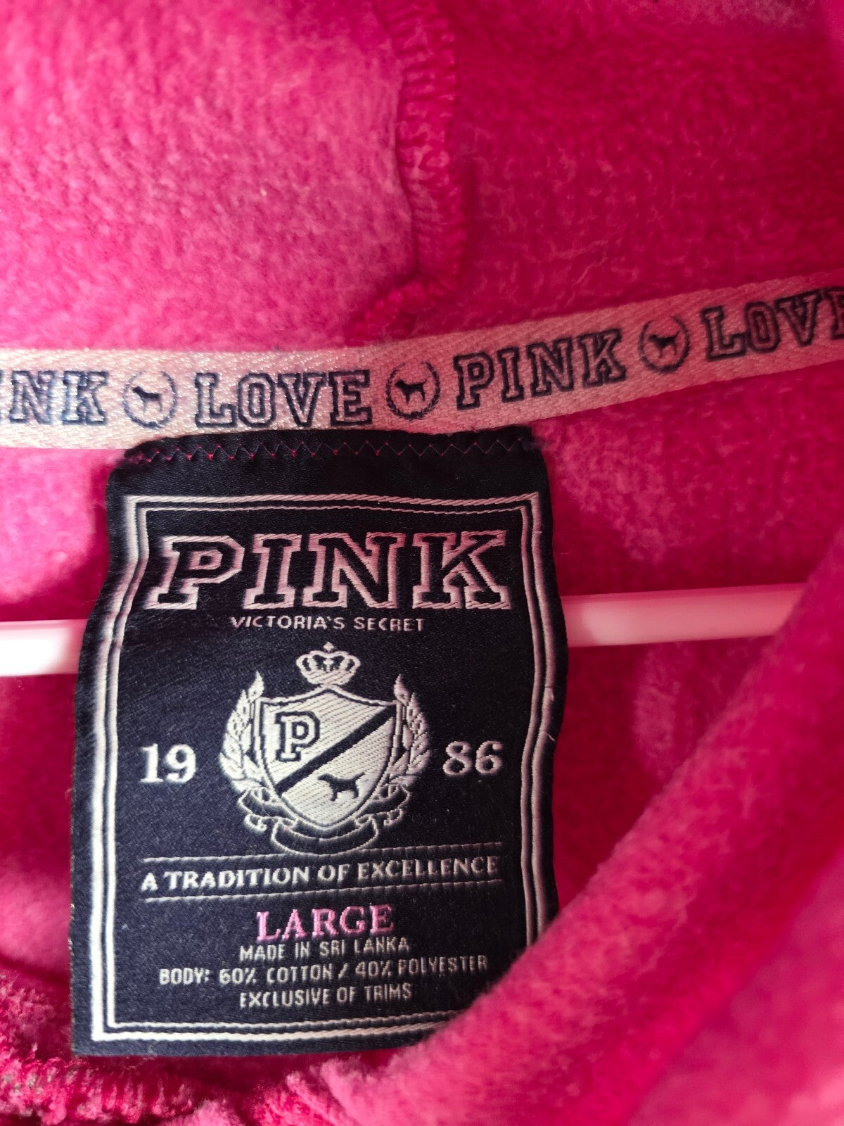 Victorias Secret Pink VINTAGE Y2k WARM MY HEART NOT MY PLANET Sweater HTF LARGE